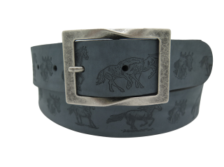 Ledergurt Branding Pferd 40mm (11072/72-40)